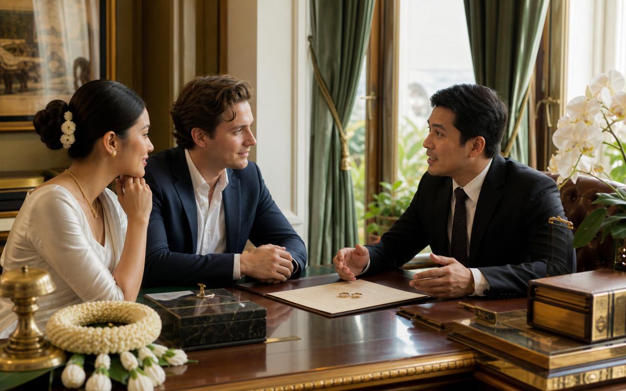 ให้คำปรึกษาการจดทะเบียนสมรสในประเทศไทยสำหรับคู่รักไทย-ต่างชาติ
